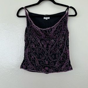 Andretta Donatello beaded top